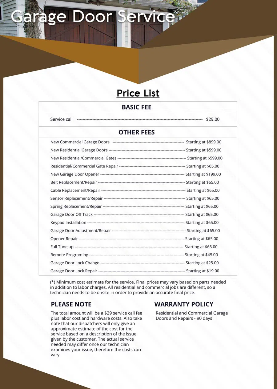 Express Garage Doors Gardena, CA 310-751-9994